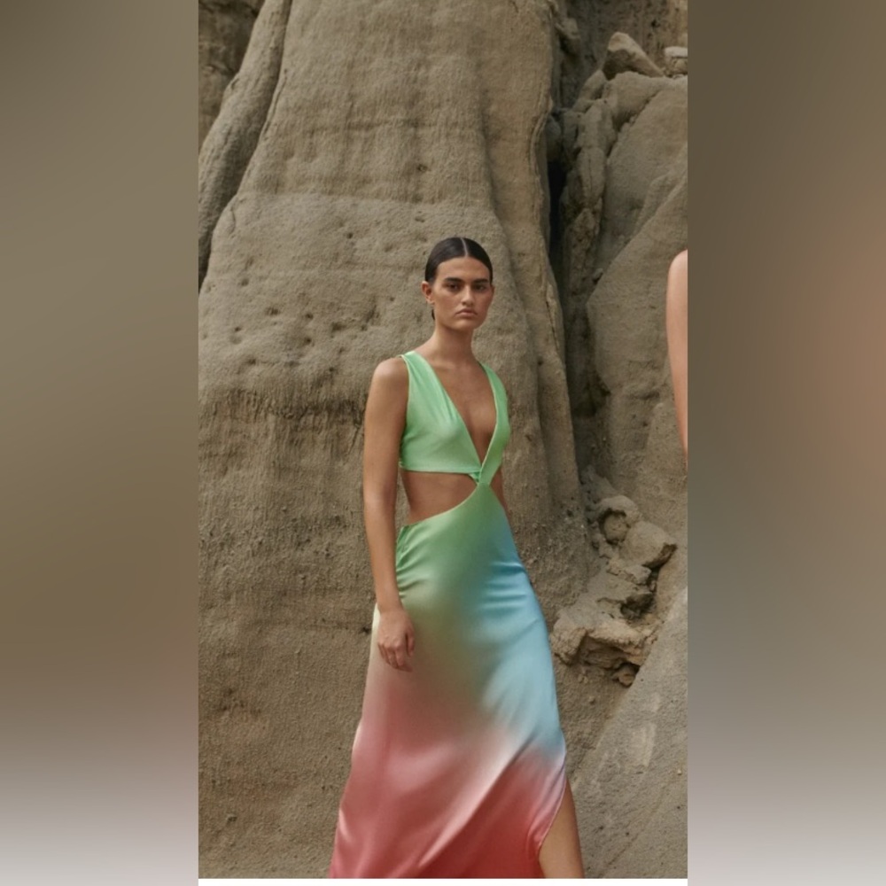 Baobab Raffia Dress Gradient - Picture 4 of 7